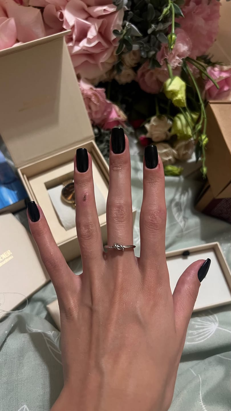 Customer photo review of Eternity Ring