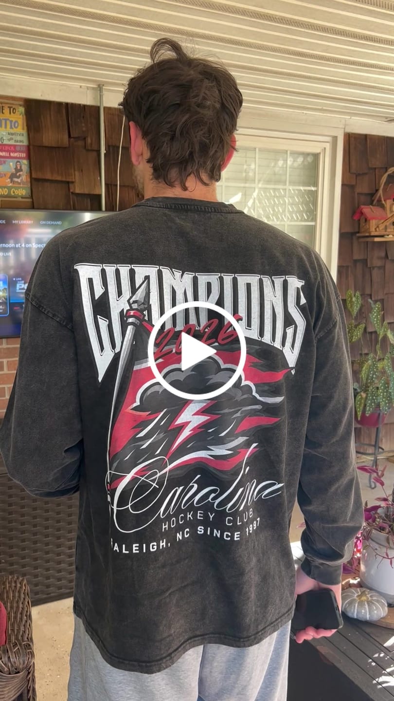 Customer video review of Carolina Champions Signature Longsleeve