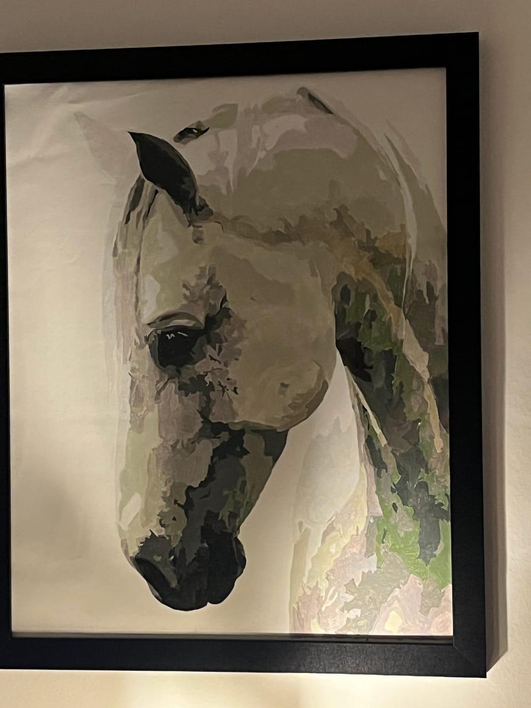 Customer photo review of Noble White | Paint by Number