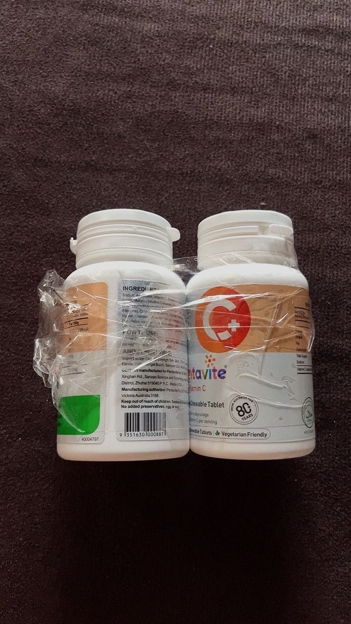 Customer photo review of Vitamin C Orange Chewable Tablet