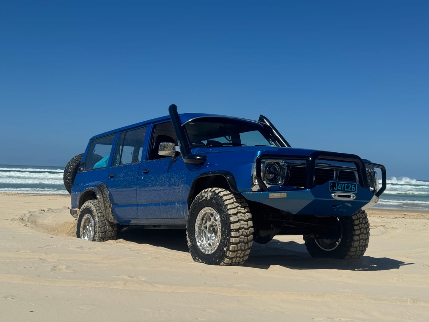 Customer photo review of Stainless Snorkel to suit Nissan GQ Patrol (Short entry)