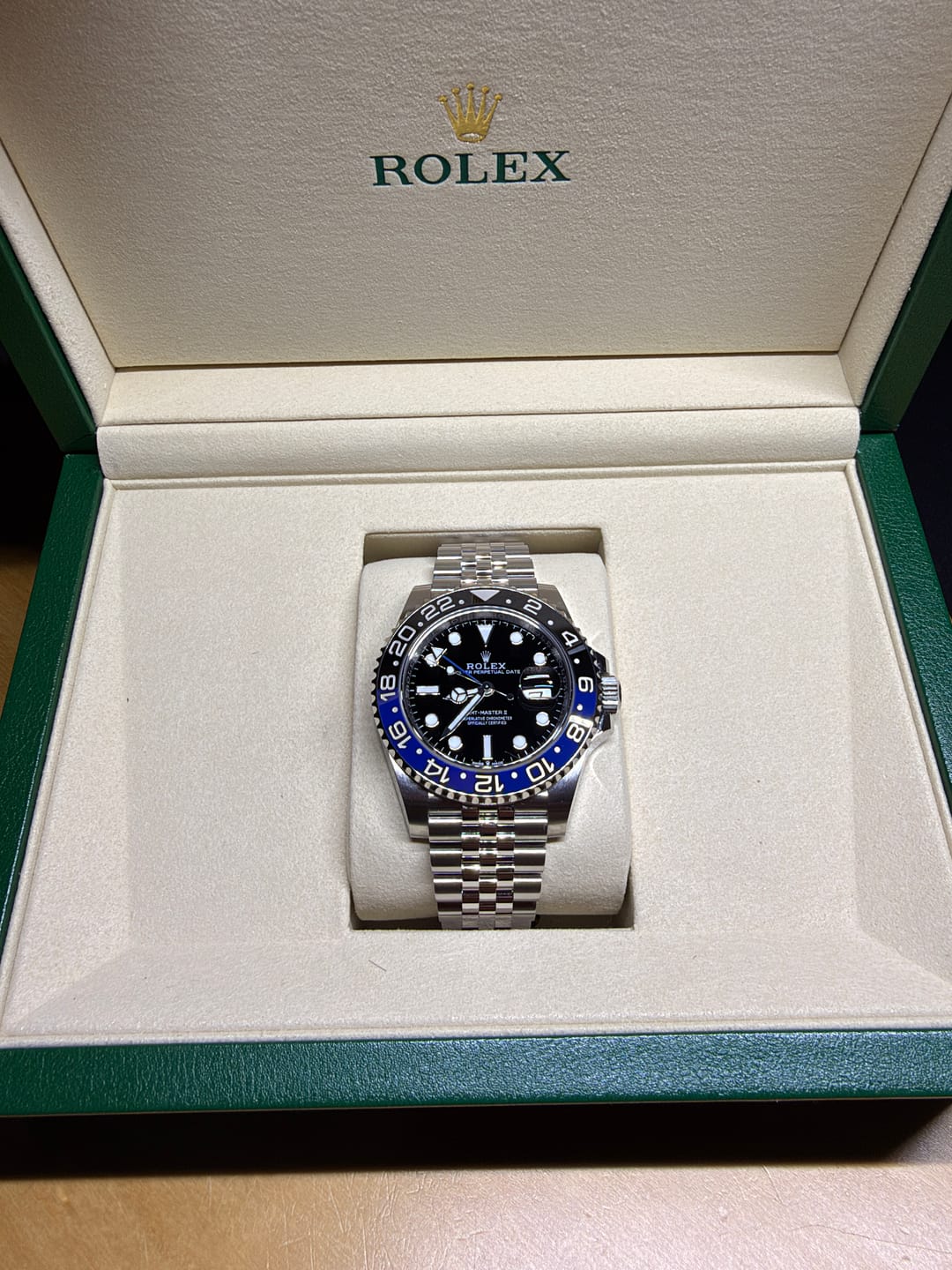 Customer photo review of Rolex GMT-Master II Batgirl 126710BLNR - Full-Set - 2026