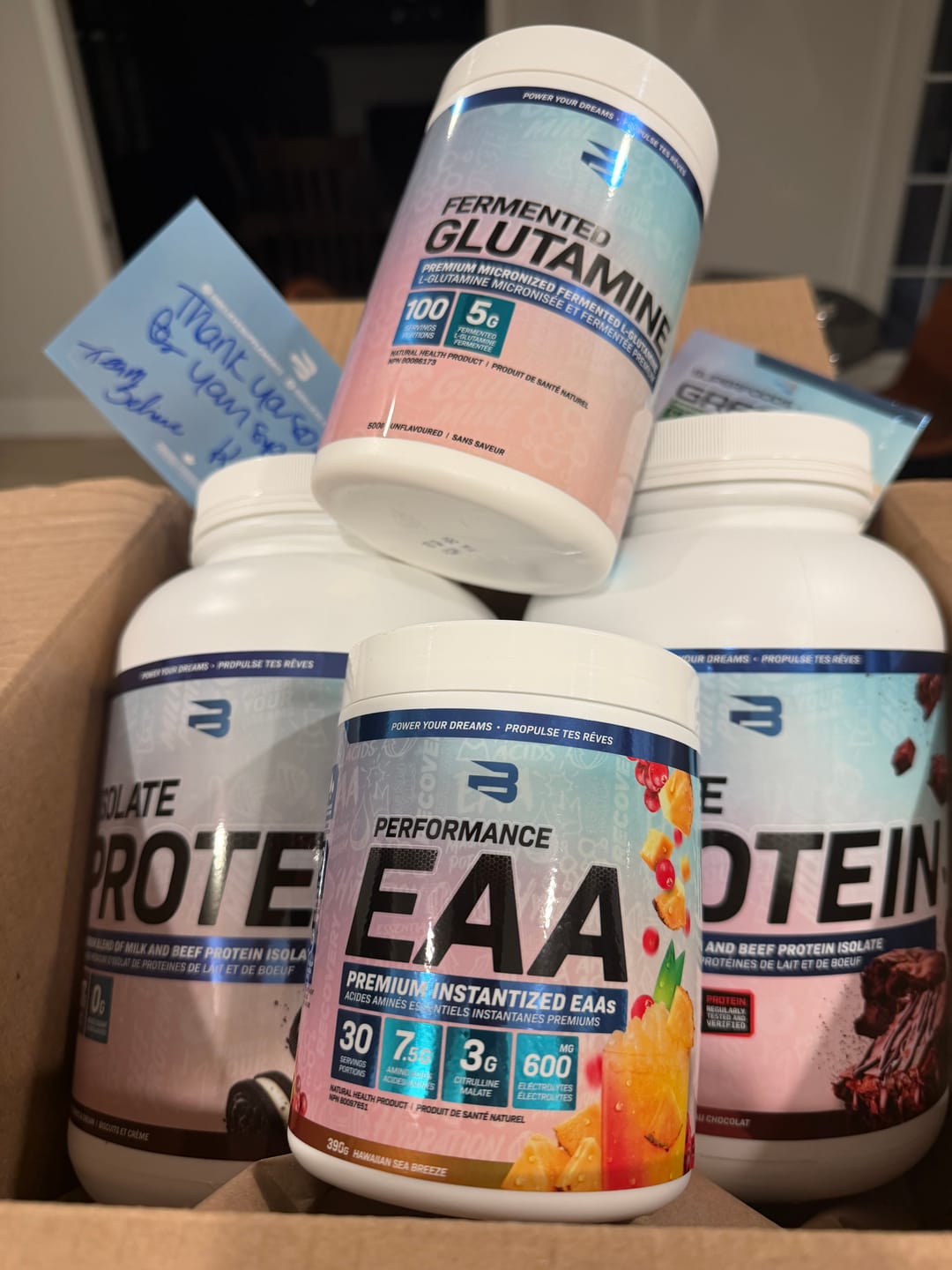 Customer photo review of Glutamine