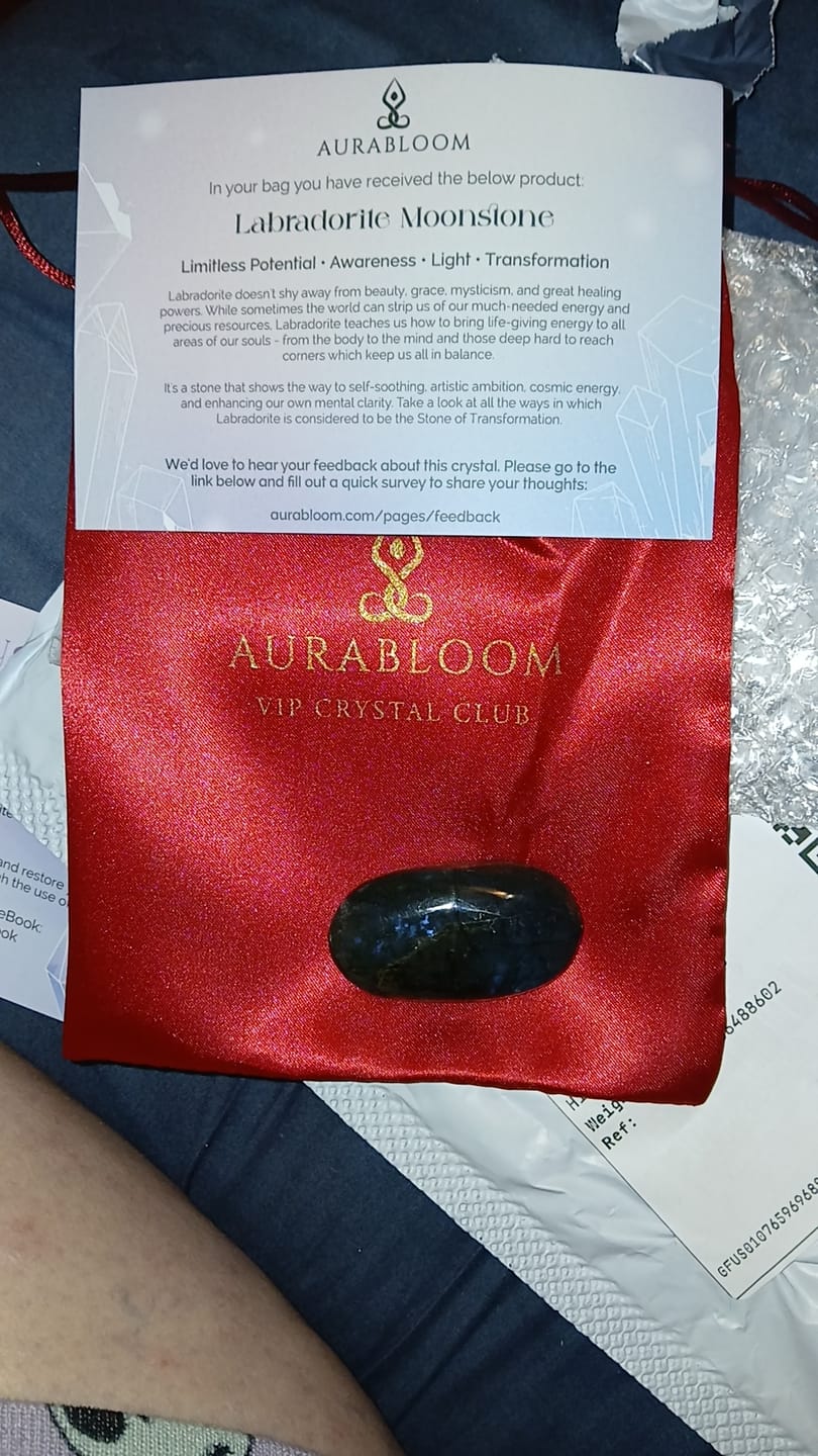 Customer photo review of The Crystal Comfort Card Deck Offer