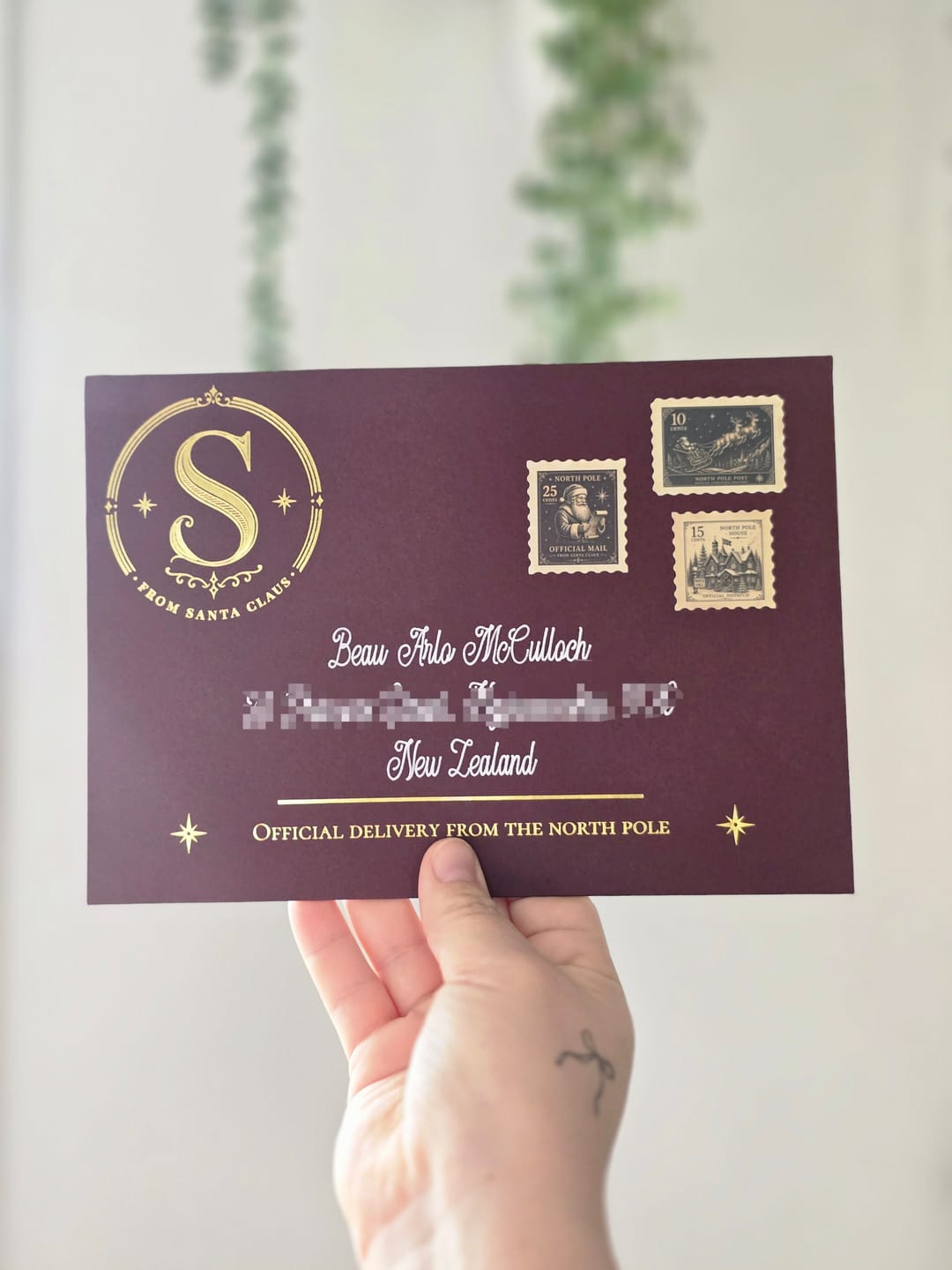 Customer photo review of Personalised Santa Letter