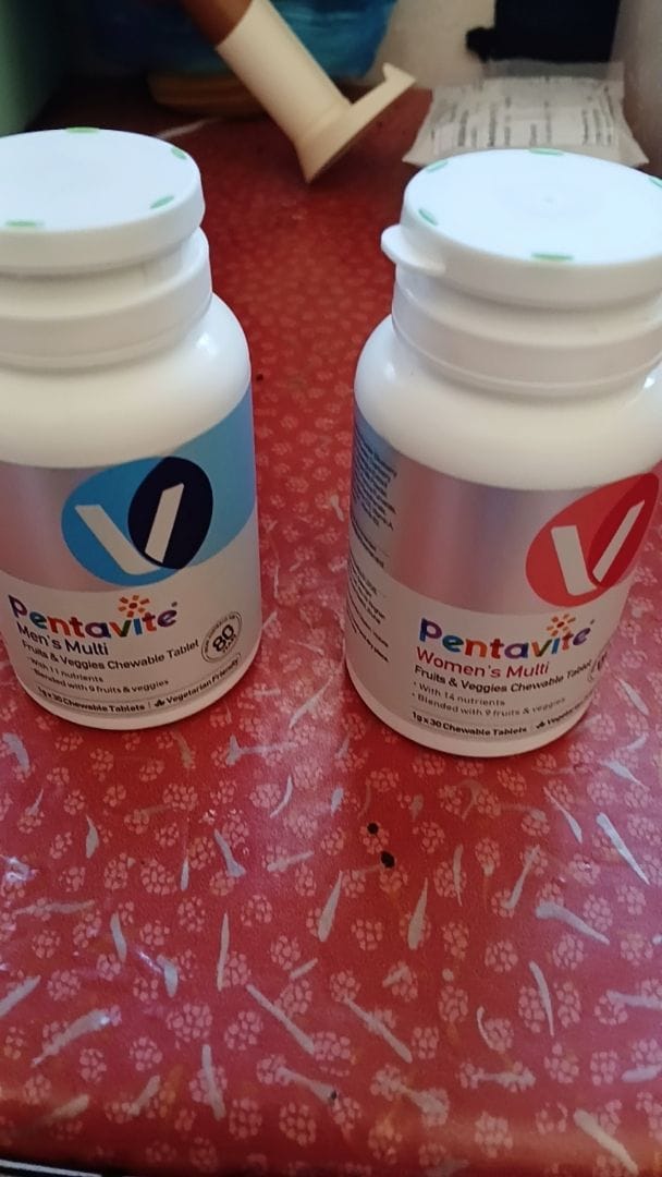 Customer photo review of Men’s Multi Fruits & Veggies Chewable Tablet