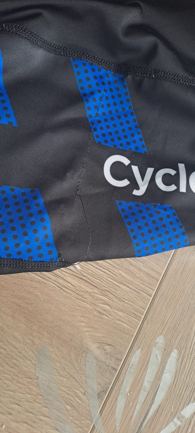Customer photo review of Cuissard Cycliste 3 Poches bleu - Practical+