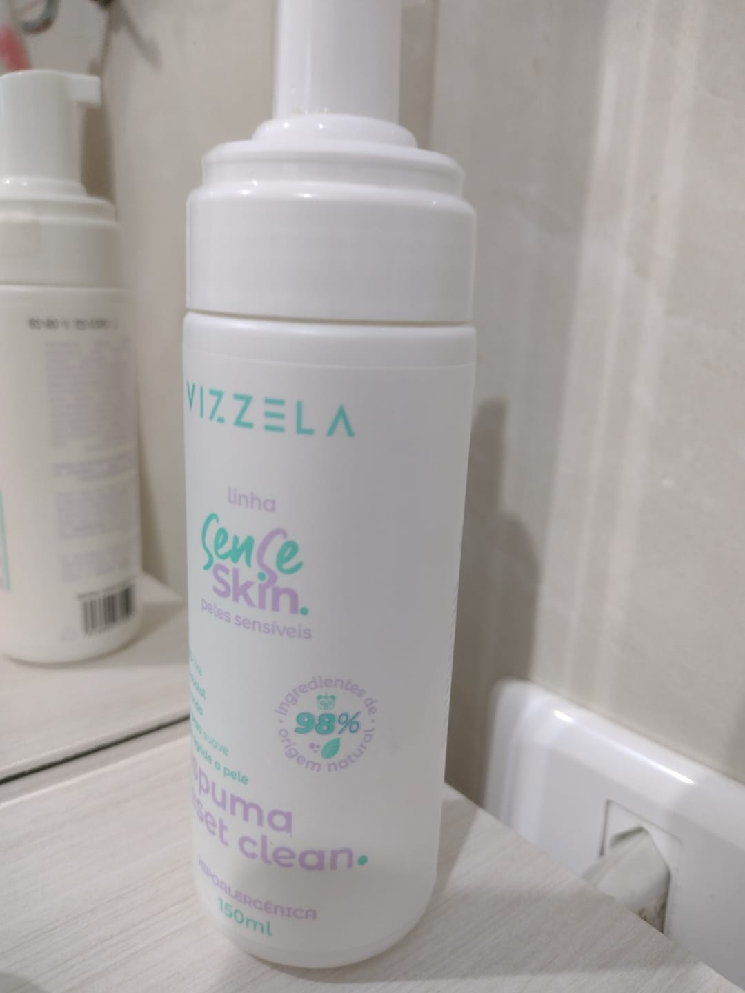 Customer photo review of Espuma De Limpeza Reset Clean Sense Skin – Peles Sensíveis