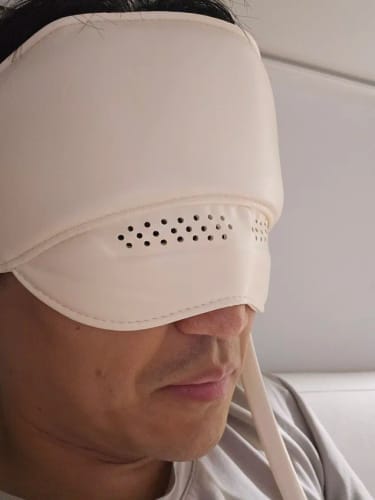 Customer photo review of Rovnor Head & Eye Compression Massager