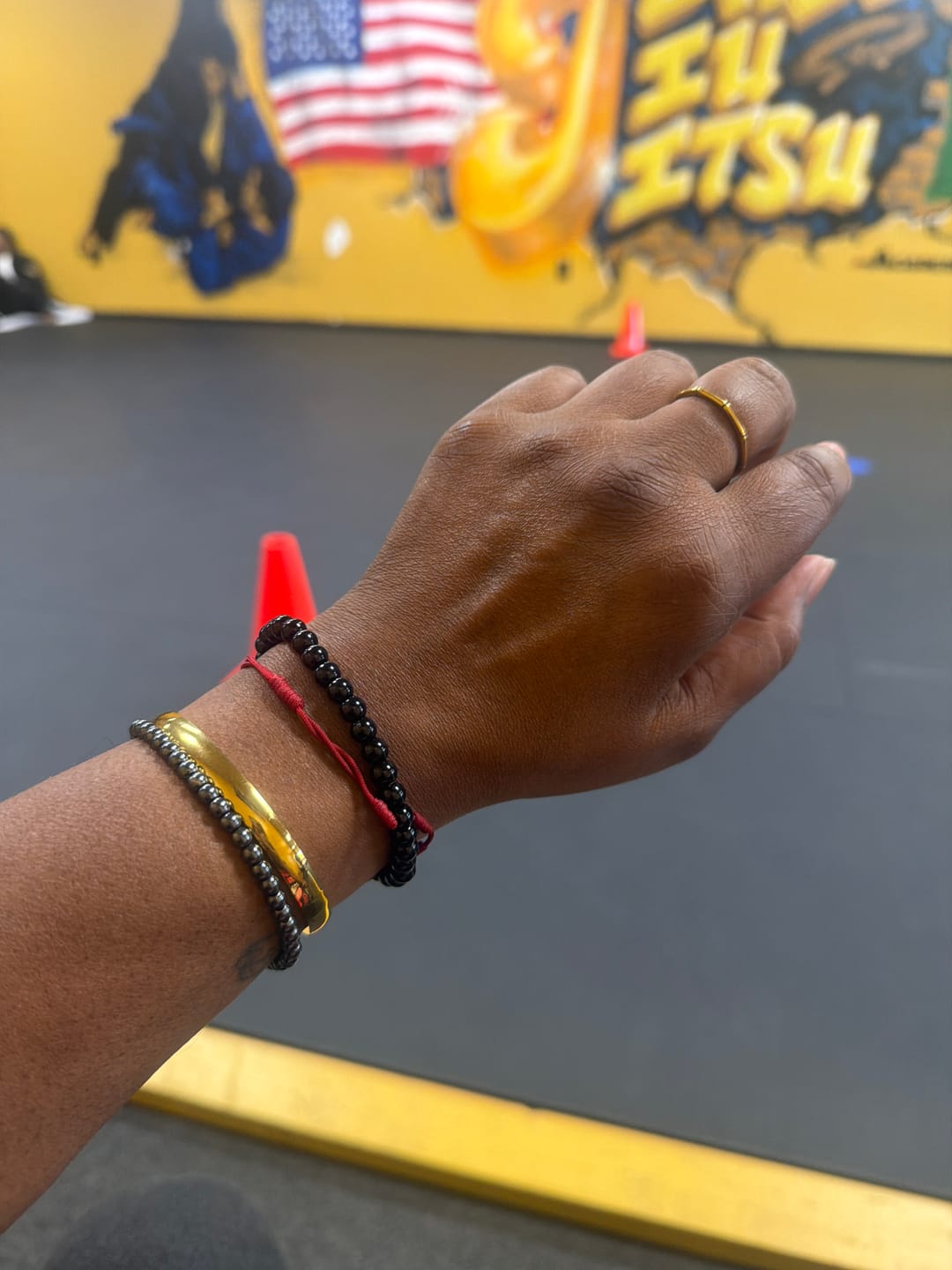 Customer photo review of Bamboo Stacker Ring (Bundle)