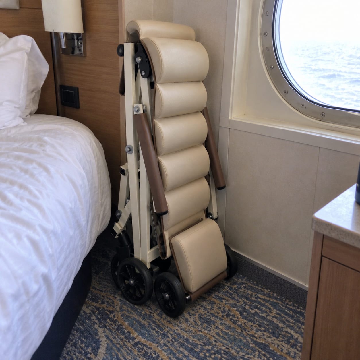 Customer photo review of Folding Transport Chair