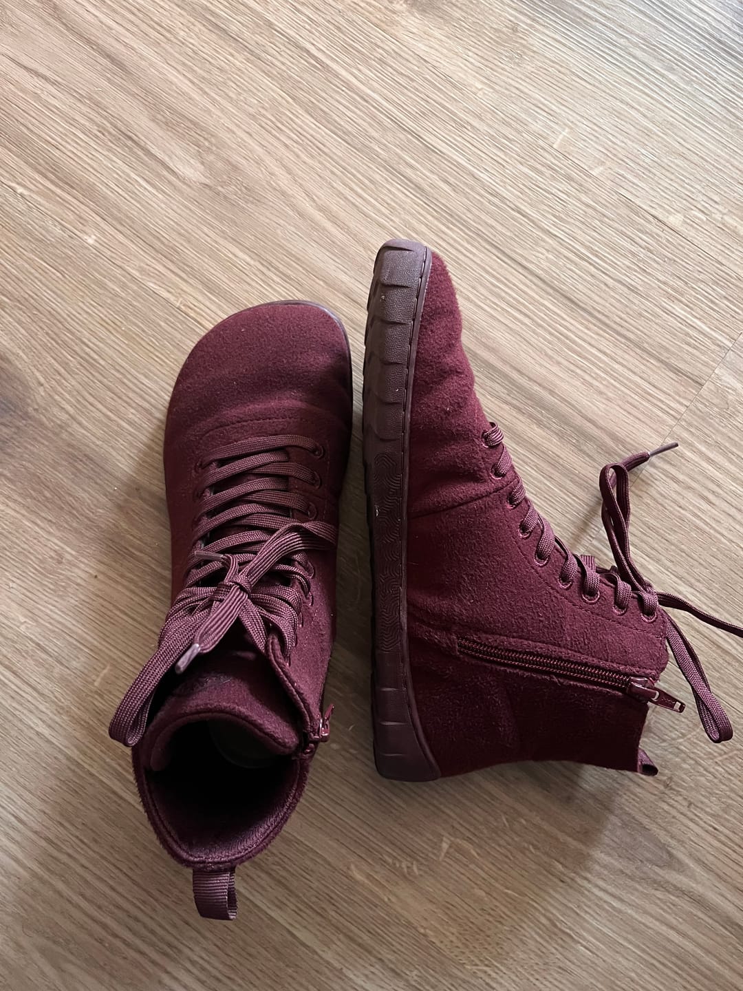 Customer photo review of Vaistoa Tunto 2 | Felt Barefoot Sneakers