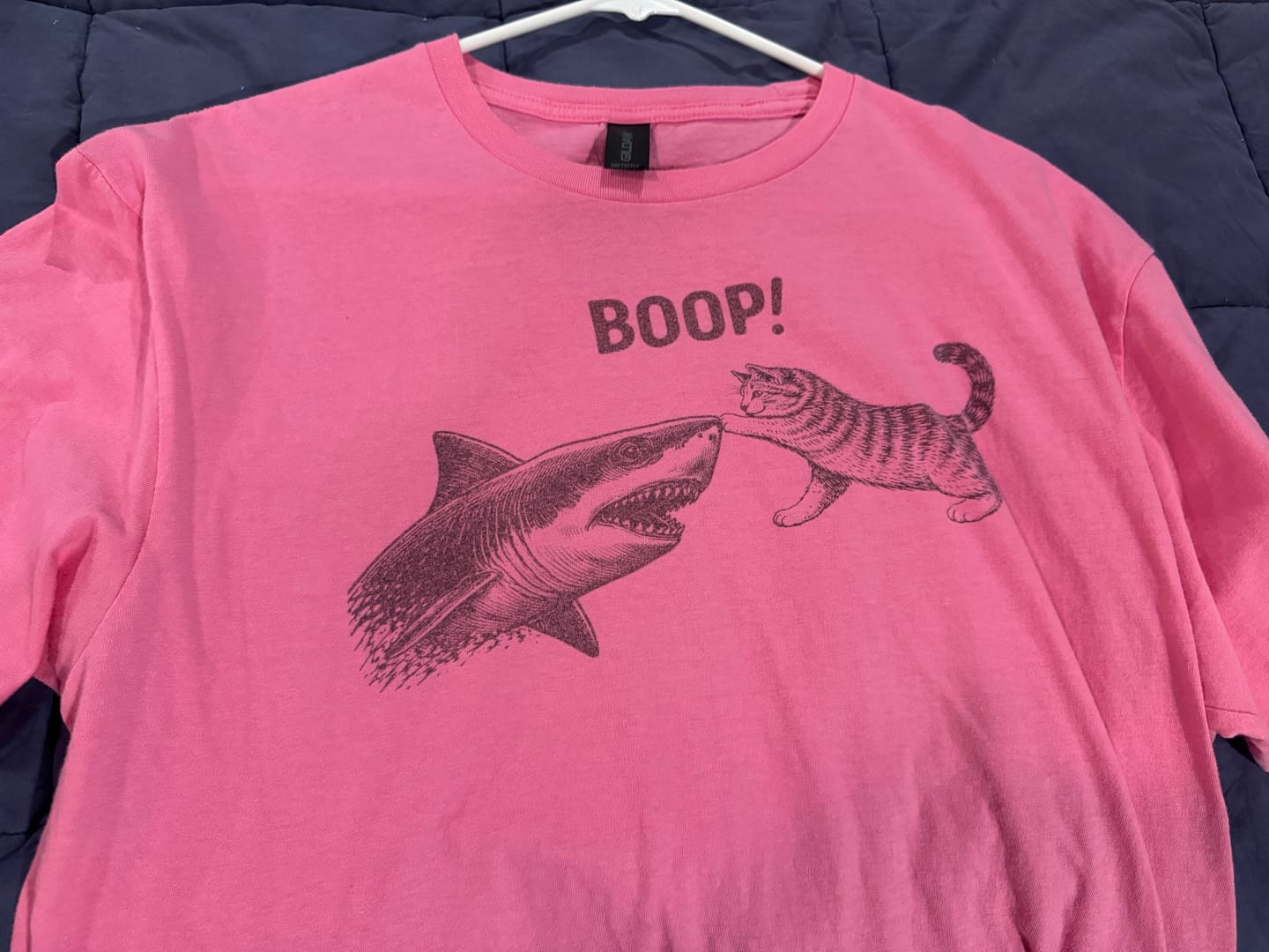 Customer photo review of Cat Boop! Tee