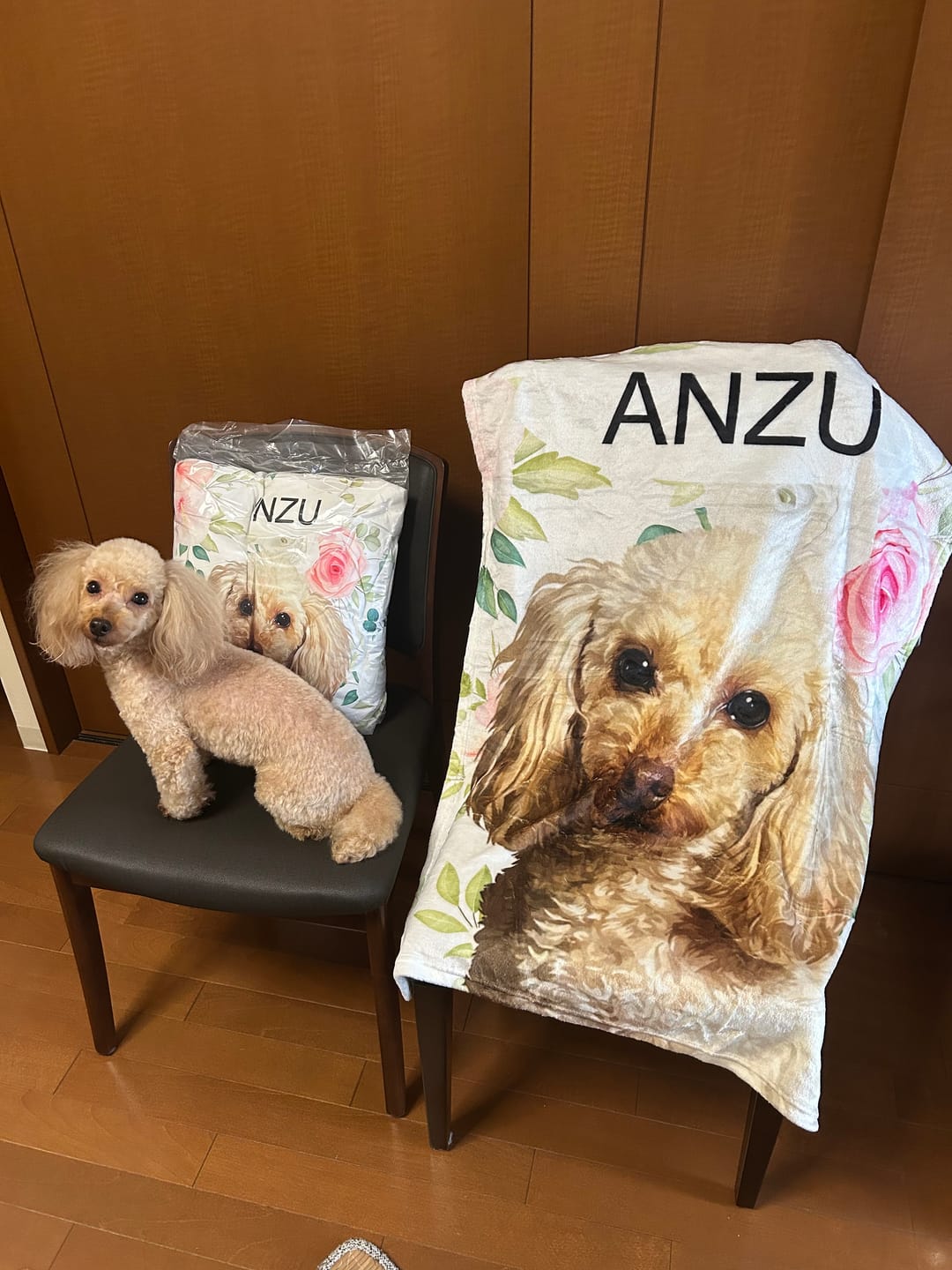 Customer photo review of Petcanva©オーダーメイド ペット似顔絵【3点セット】