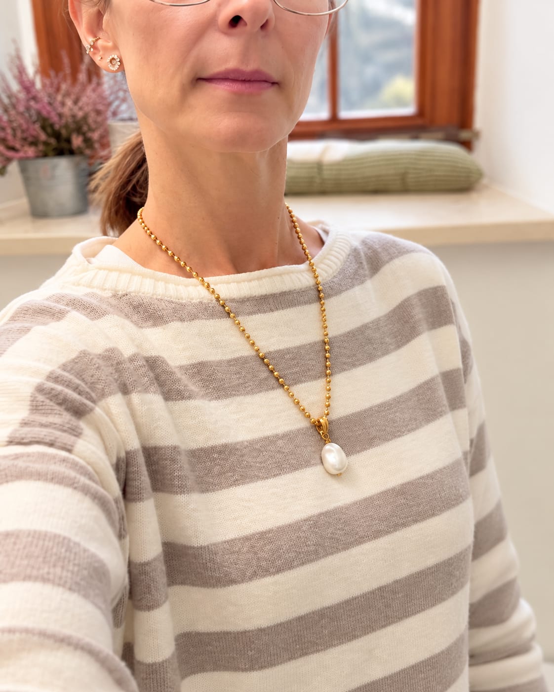 Customer photo review of Ciondolo "Lacrima di Luna"