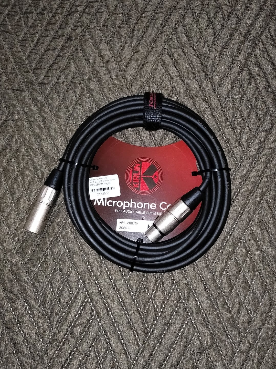 Customer photo review of Cable Micrófono Kirlin 6 Mts Xlr-xlr