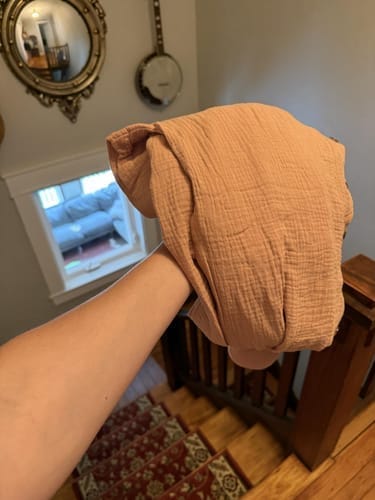 Customer photo review of Emoswims - White Solid Color Long Sun-proof Cardigan Cover Up