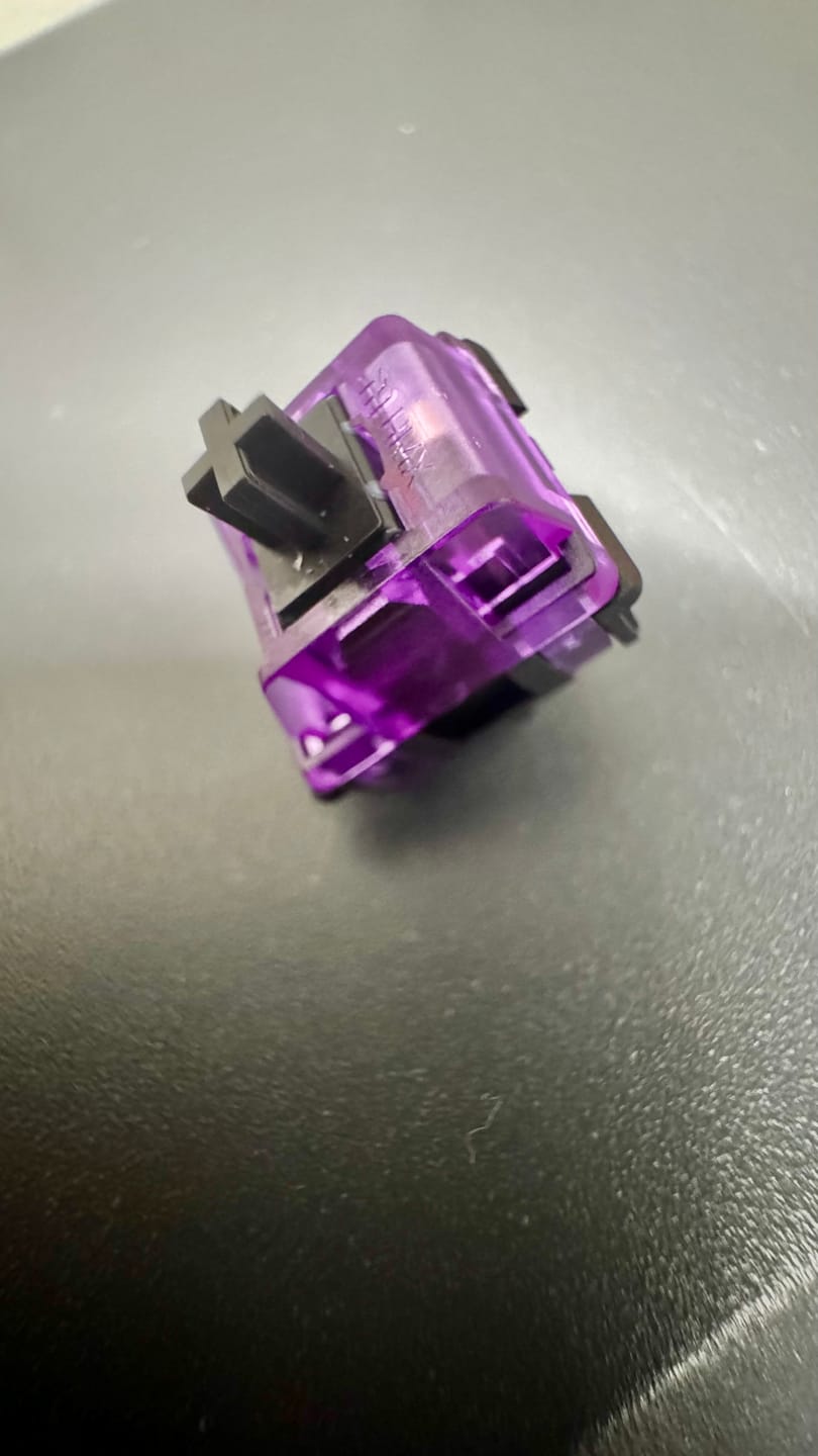 Customer photo review of HMX Cthulhu Linear Switch Factory Lubed (10PCS)