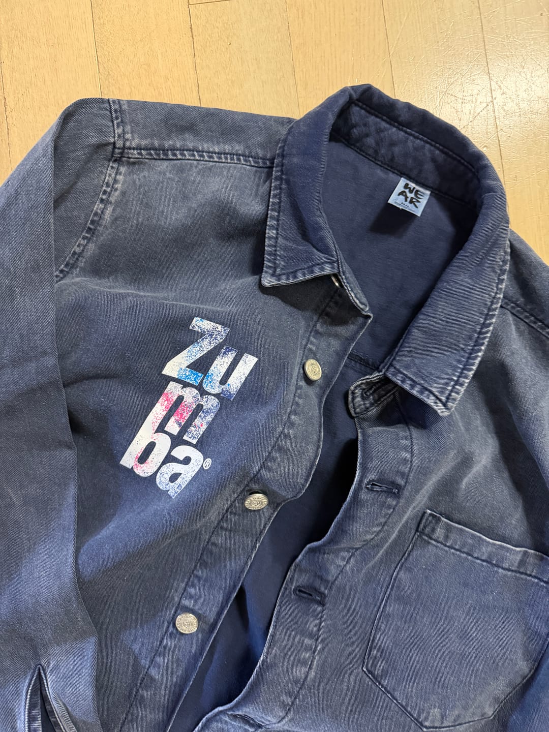 Customer photo review of Apres Zumba Button-Up Shacket