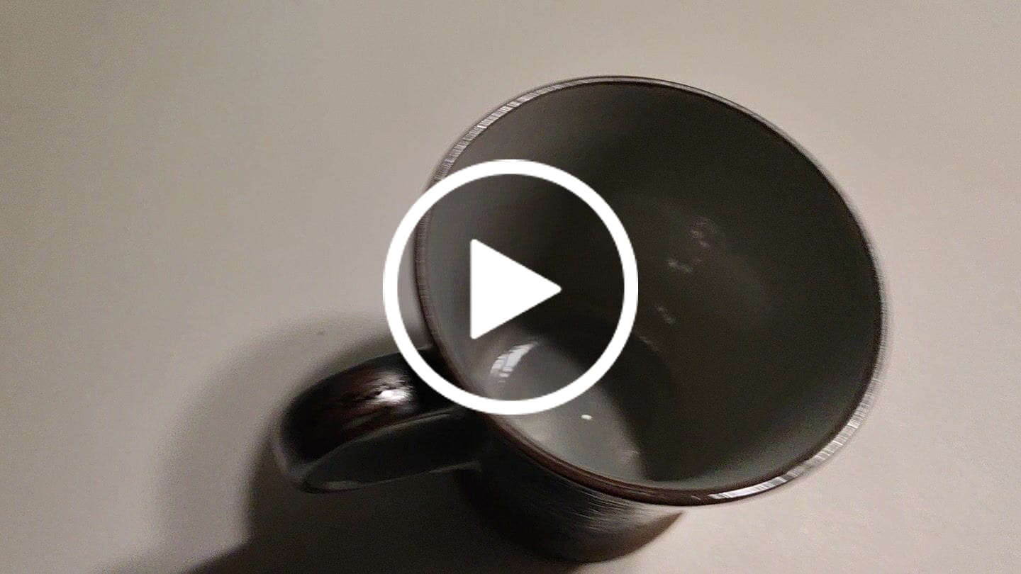 Customer video review of Japanische Tasse - Muster Blau