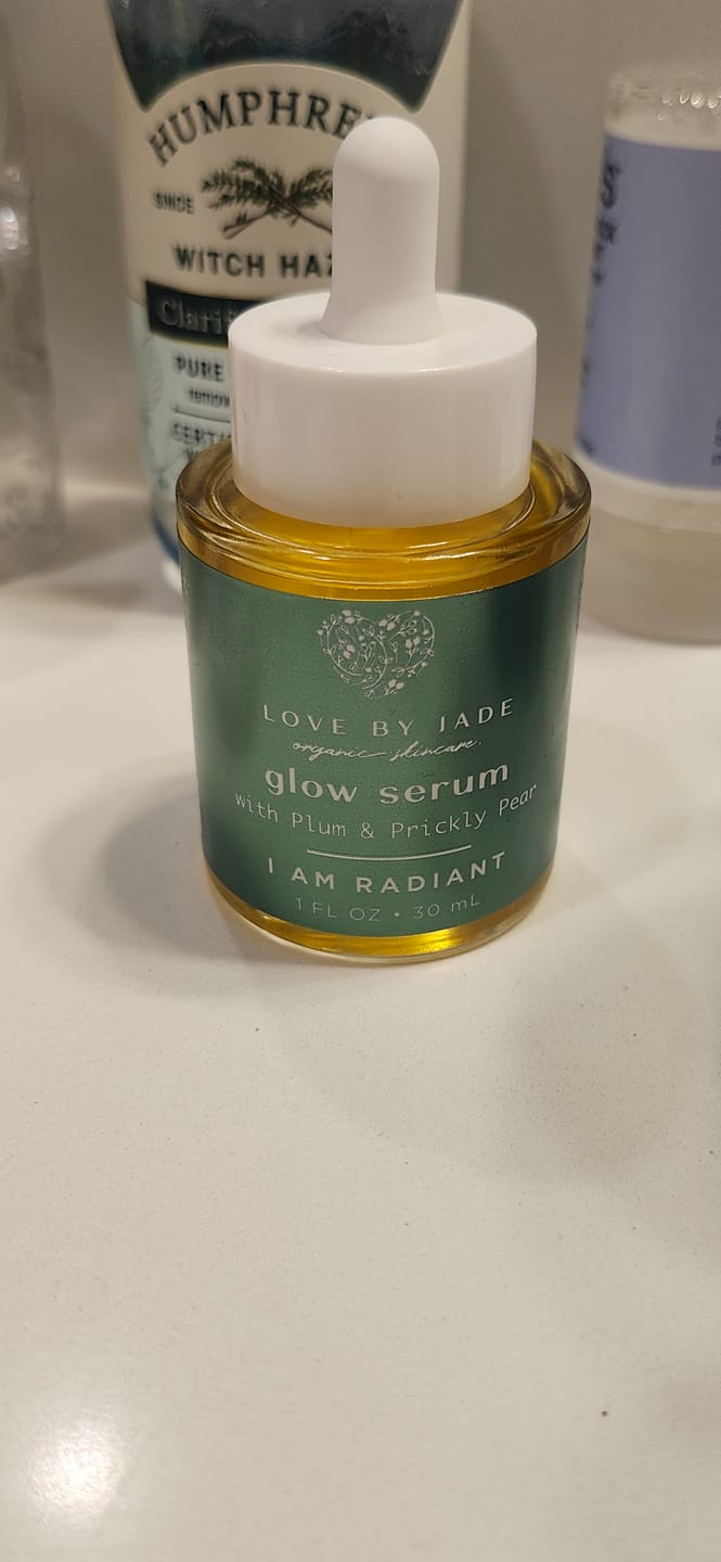 Customer photo review of Glow Serum