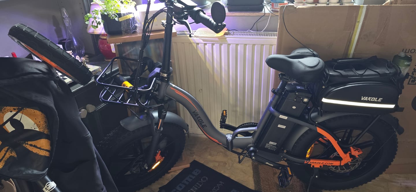 Customer photo review of Vakole Y20 Pro 20" Fat Bike 1440Wh Foldable Step-through E-bike