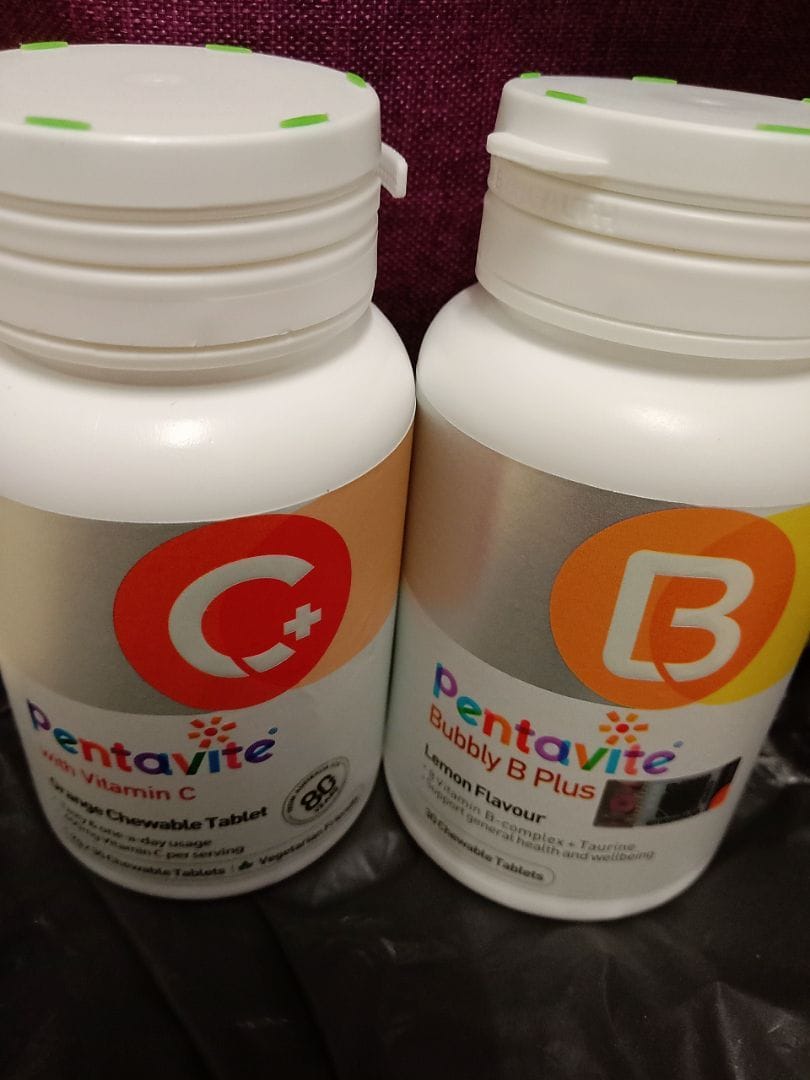 Customer photo review of Bubbly B Plus  Lemon Chewable Tablet