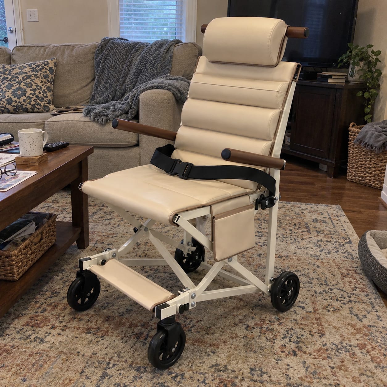 Customer photo review of Folding Transport Chair