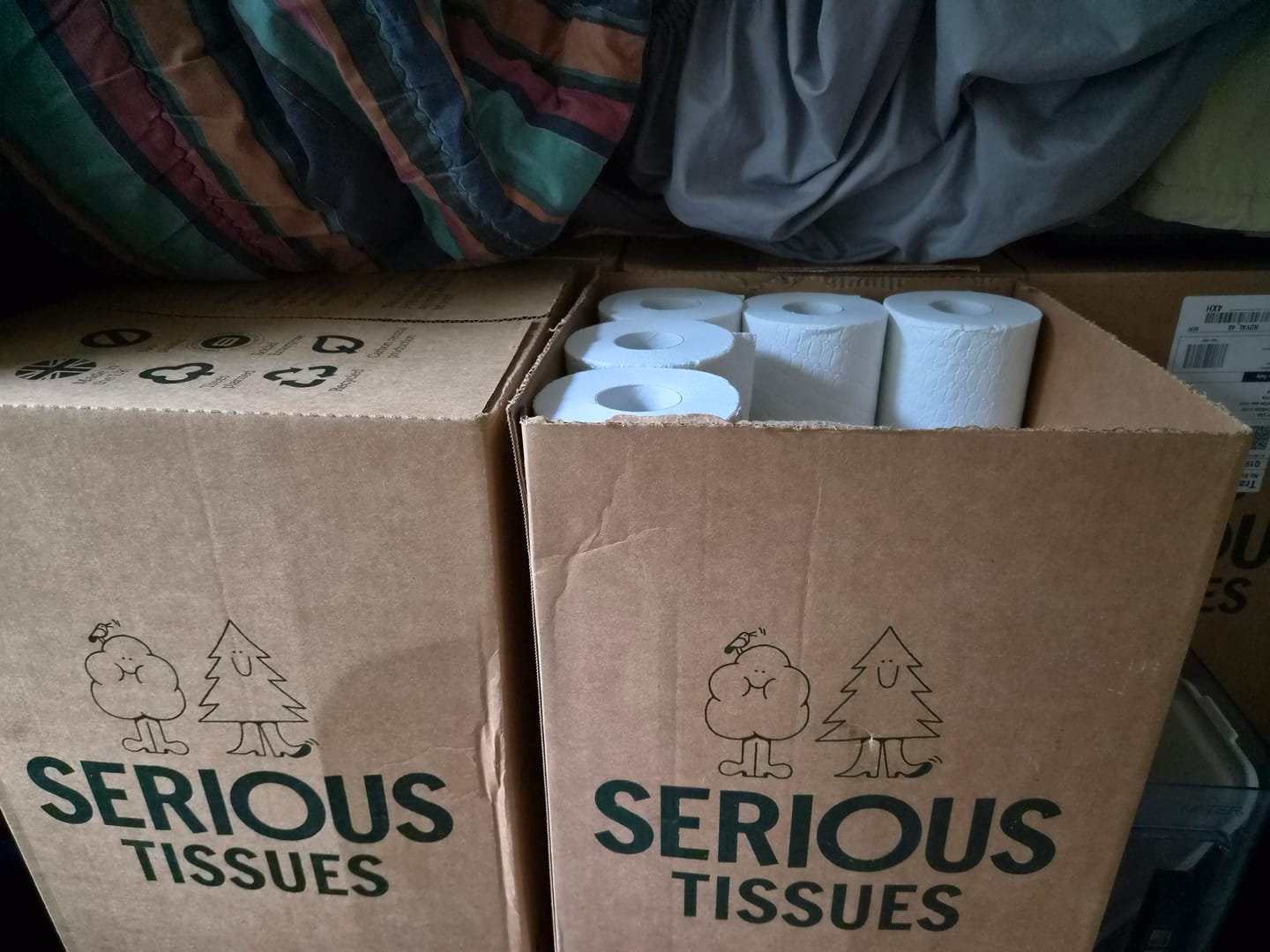 Customer photo review of 100% Recycled Toilet Paper