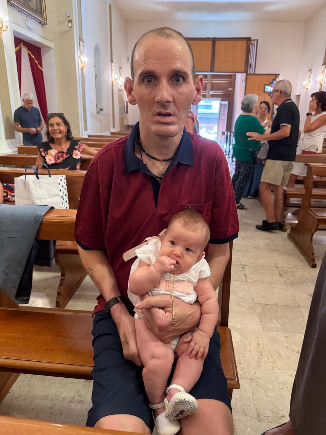 Customer photo review of Collana con Foto - Portami con Te
