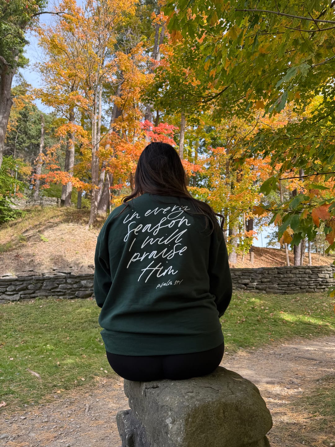 Customer photo review of In Every Season Pullover - Green