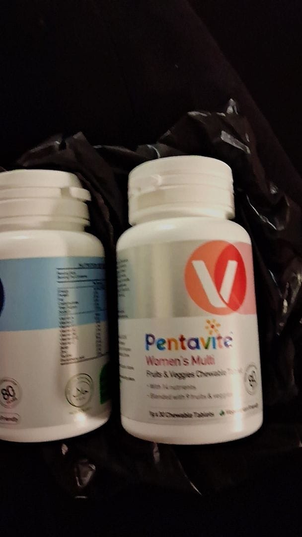Customer photo review of Men’s Multi Fruits & Veggies Chewable Tablet