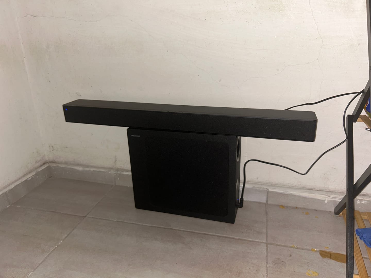 Customer photo review of Hisense 2.1 Channel 240W Soundbar With Subwoofer