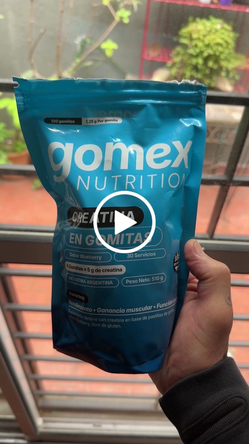 Customer video review of Gomitas de Creatina GOMEX | 5g por Dosis, Sin Polvos