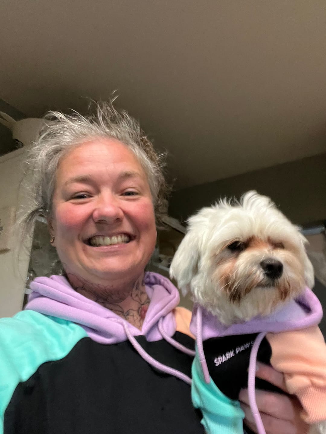 Customer photo review of Cyber Punk Human Hoodie