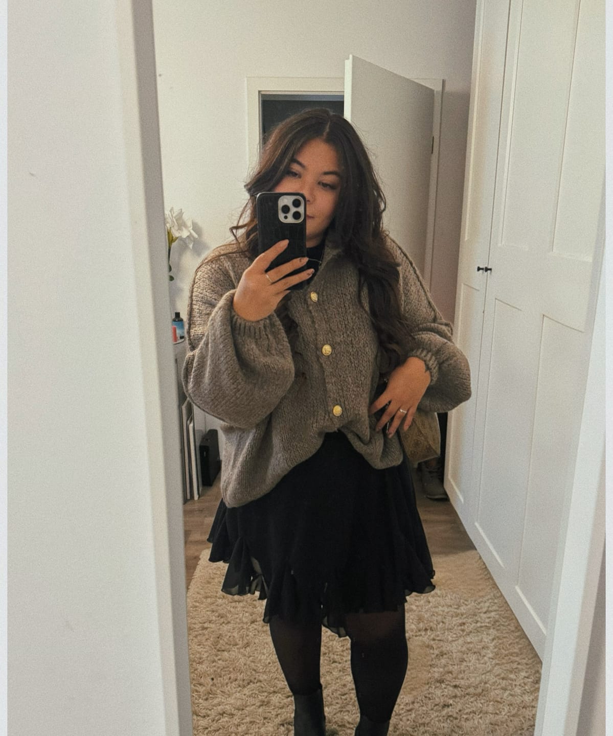 Customer photo review of Oversized Cardigan "CozyGlam"