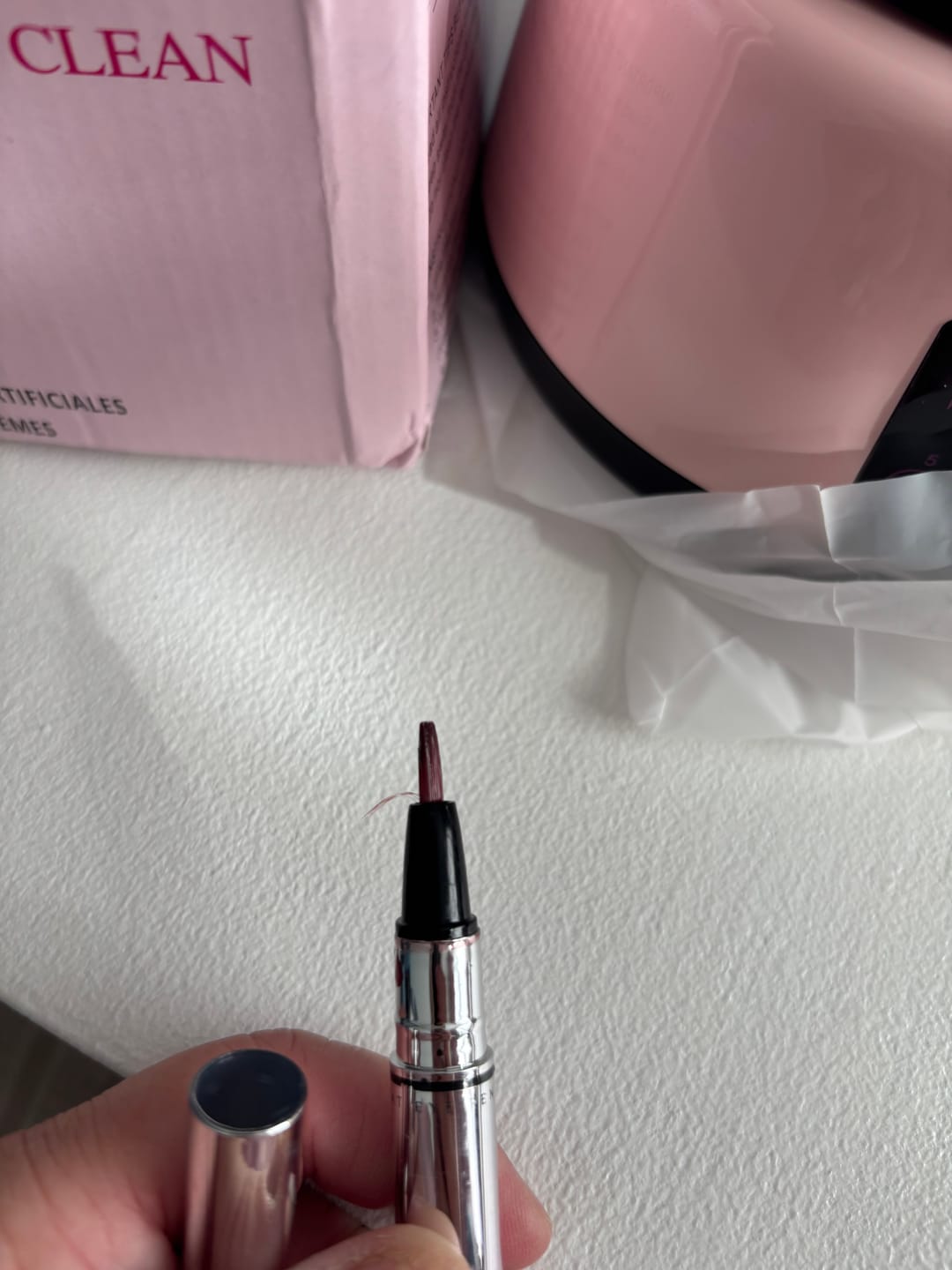 Customer photo review of Kit Manucure Magnétique 7-en-1 Effet Œil de Chat