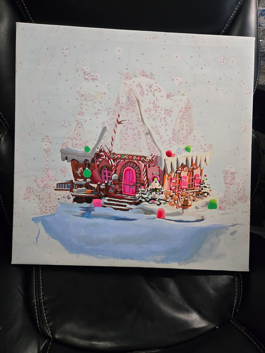Customer photo review of Design Your Own Paint by Number with AI