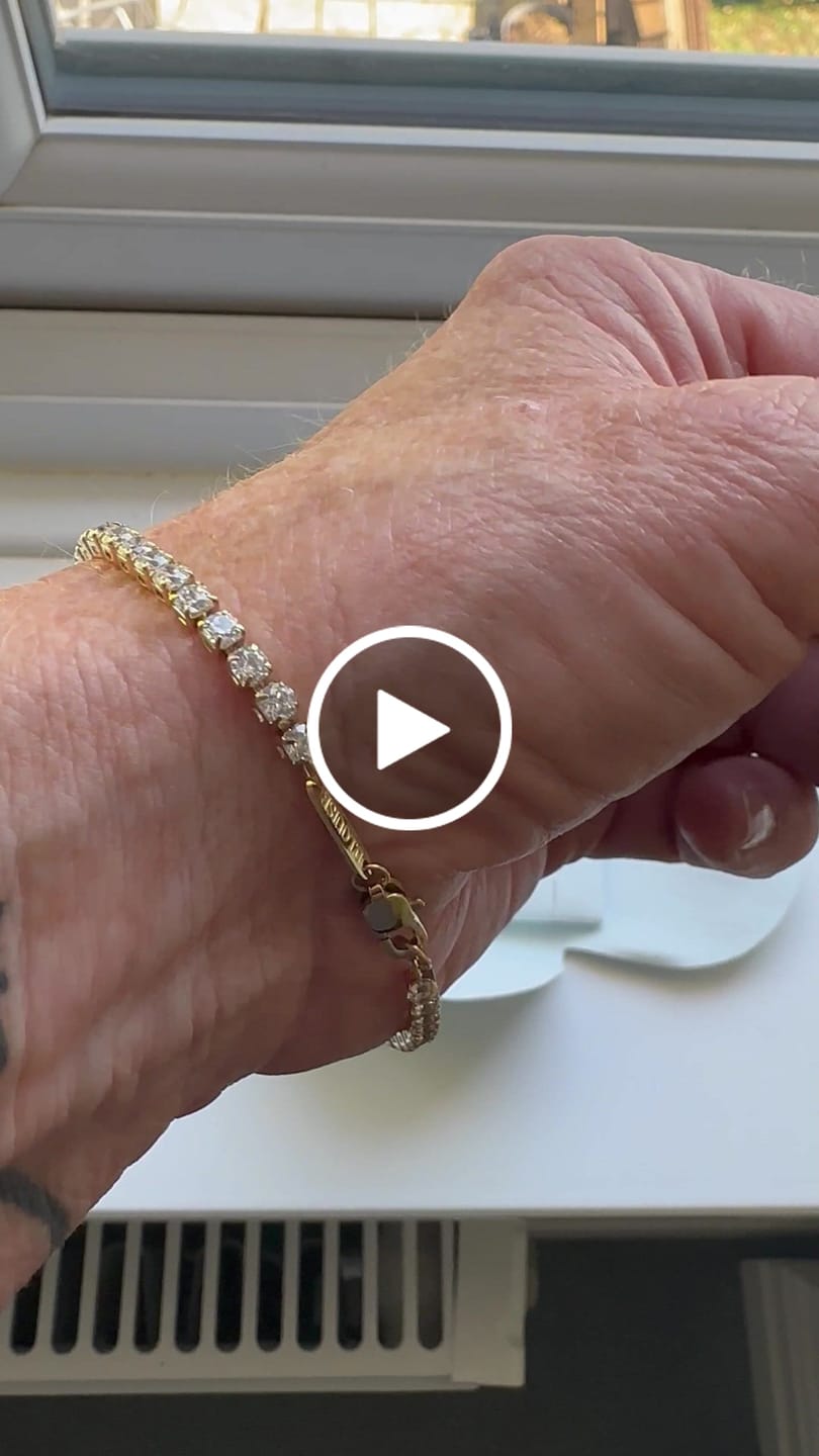 Customer video review of Tennis Bracelet