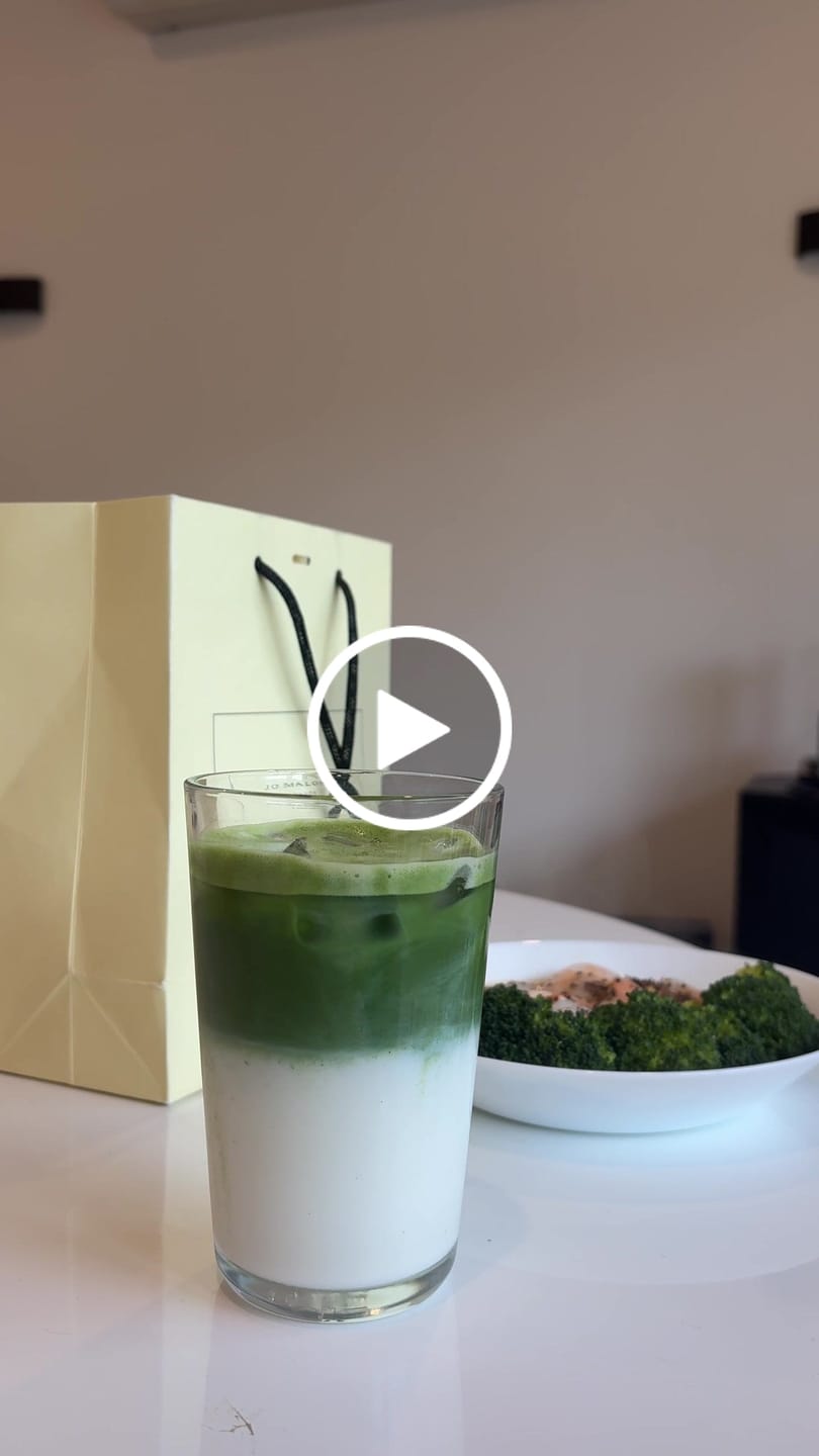 Customer video review of Gourmet's Gold — Premium Matcha for Daily Lattes
