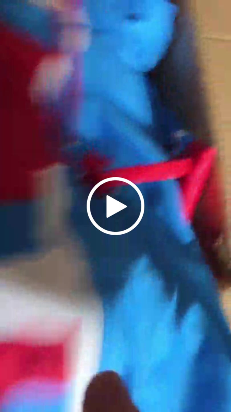 Customer video review of Custom Royal Red White Personalized Classic Lace-Up Neck Hockey Jersey