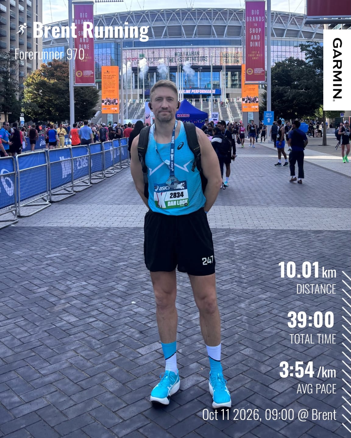 Customer photo review of RUNNR 2-in-1 Running Shorts