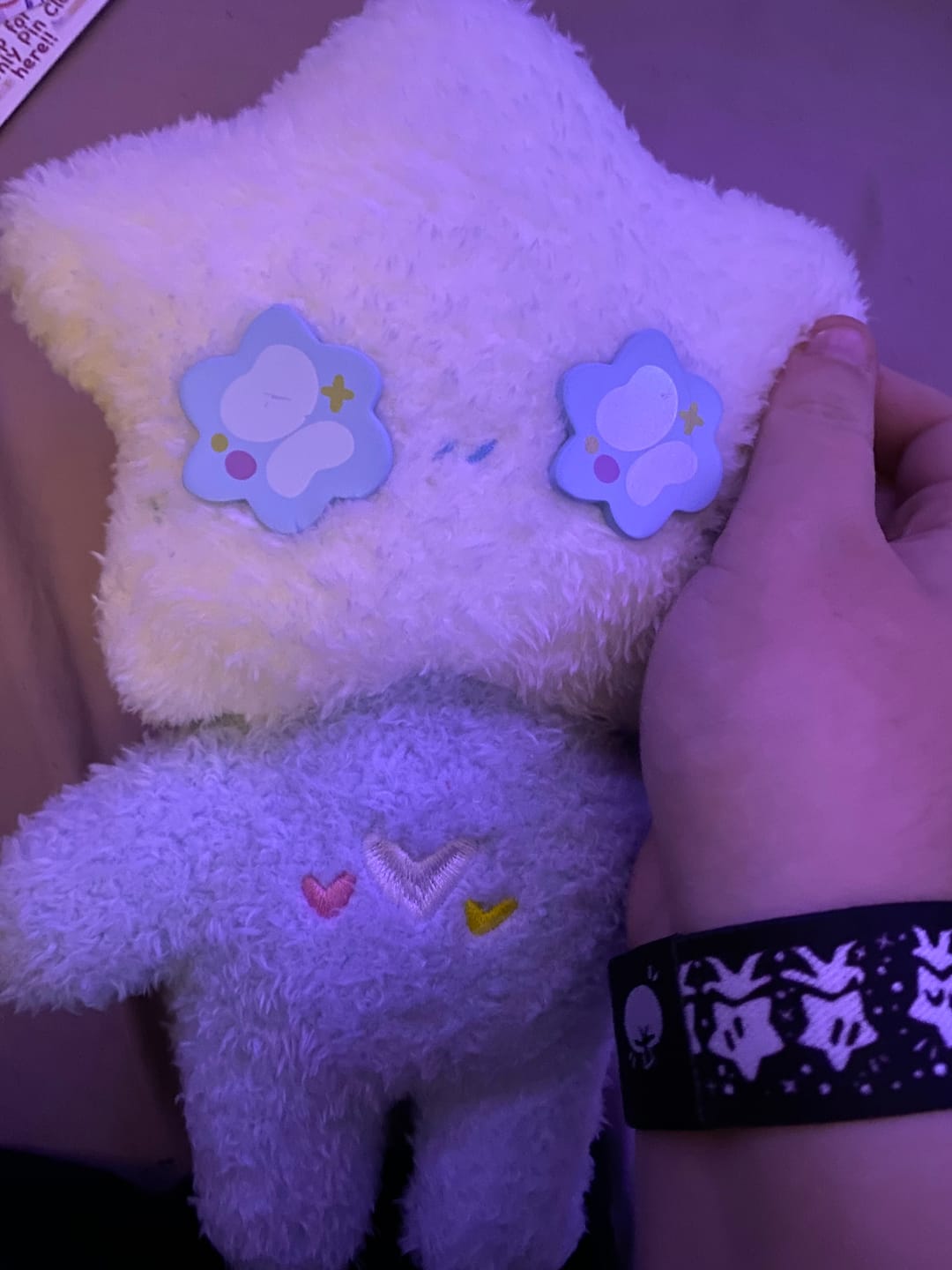 Customer photo review of Fluffy Star Baby Plushie!