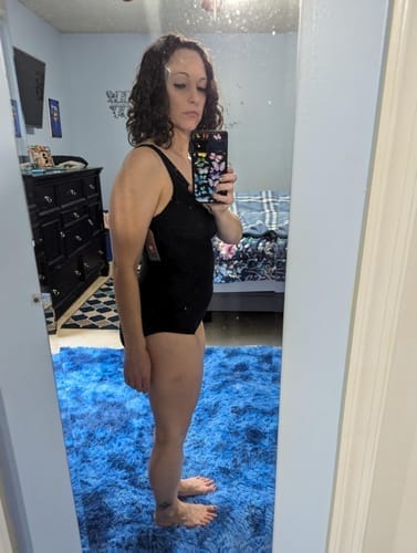 Customer photo review of Emoswim - Tummy Control Swimsuits for Women Slimming One Piece Bathing Suit