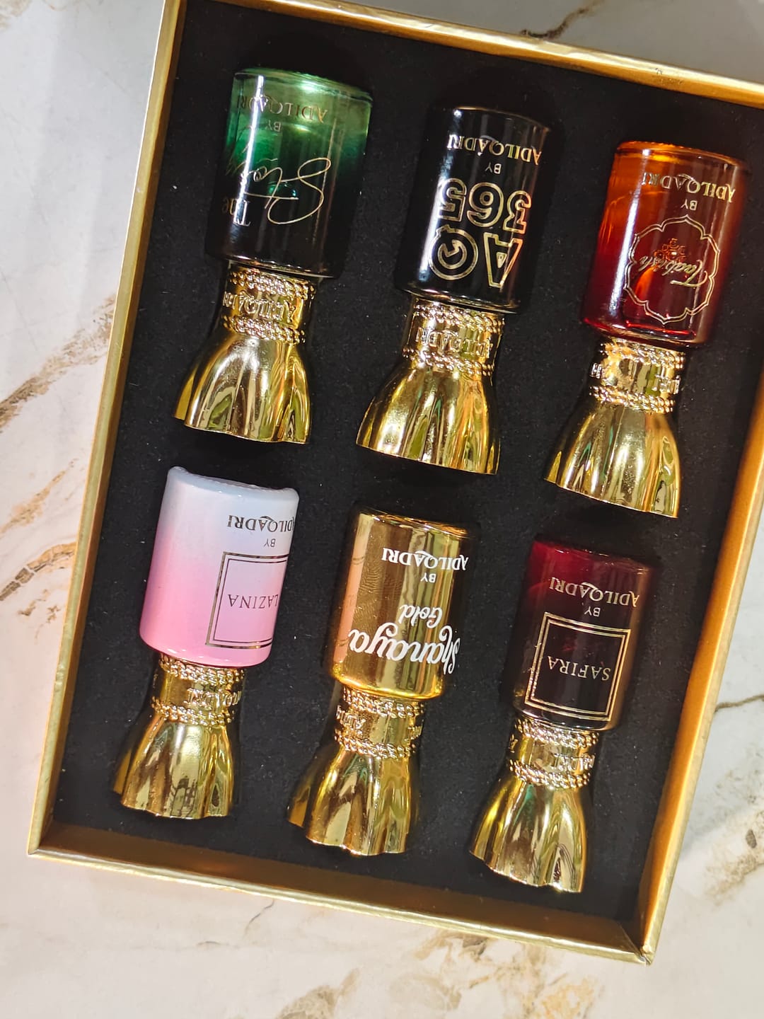 Customer photo review of Essensia Luxury Attar Perfume Gift Set (6 x 5.5Ml)