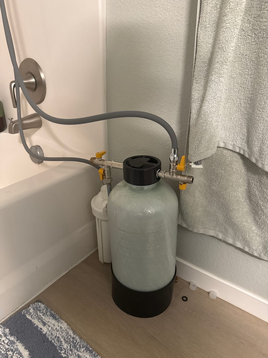 Customer photo review of Shower Water Softener System for Hard Water