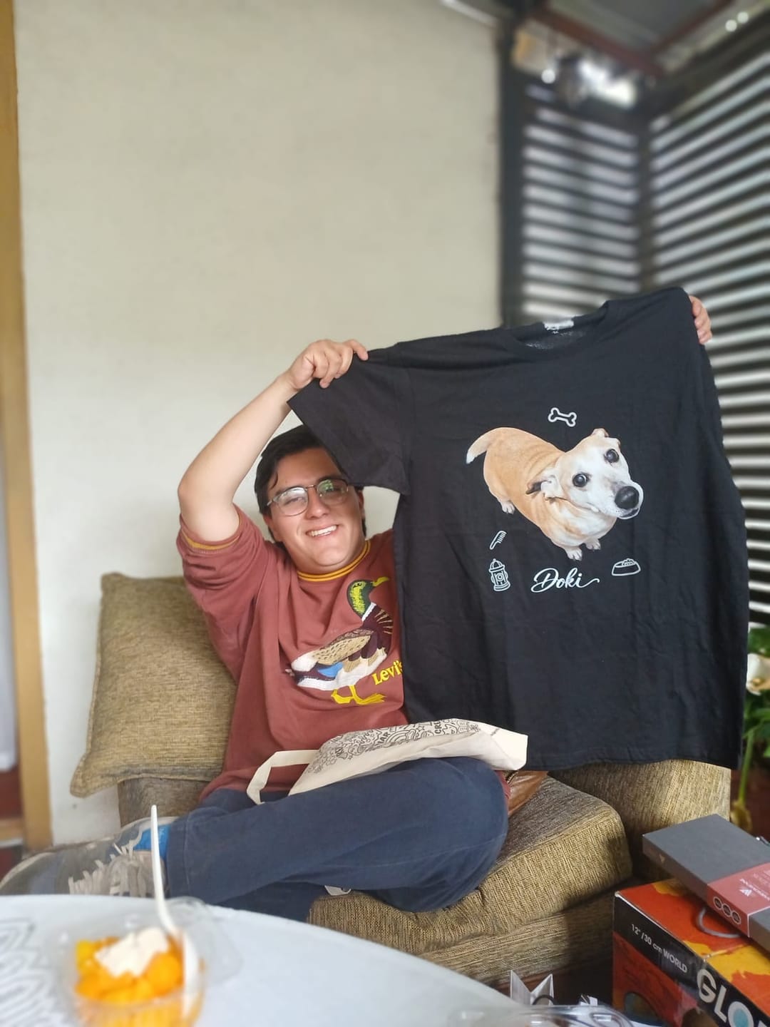 Customer photo review of Polera Mascota Personalizada (como tú quieras)