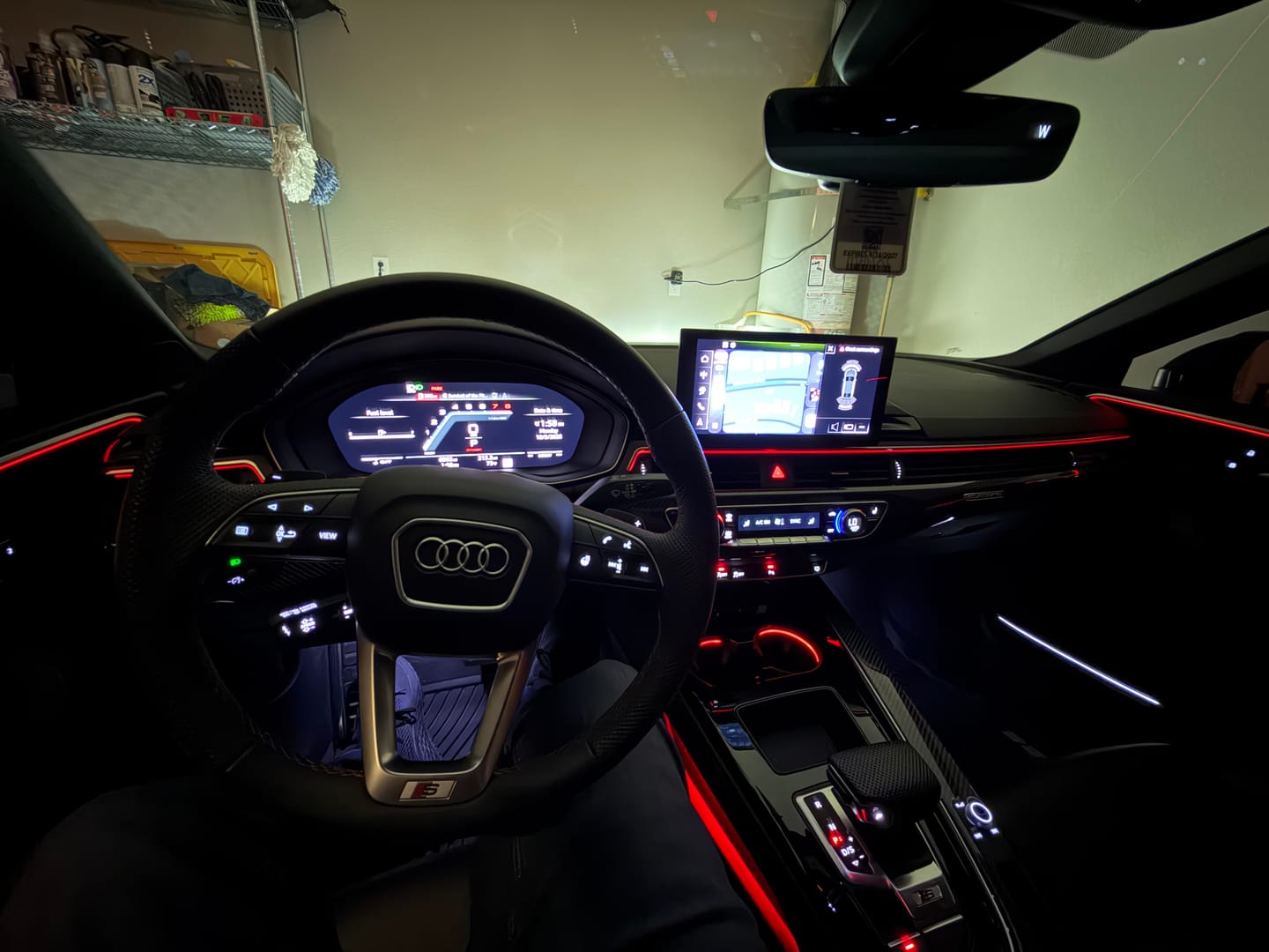 Customer photo review of Audi B9/B9.5 Dashboard Ambient Lighting