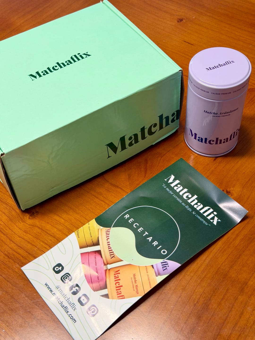 Customer photo review of Té Matcha Premium Arándanos
