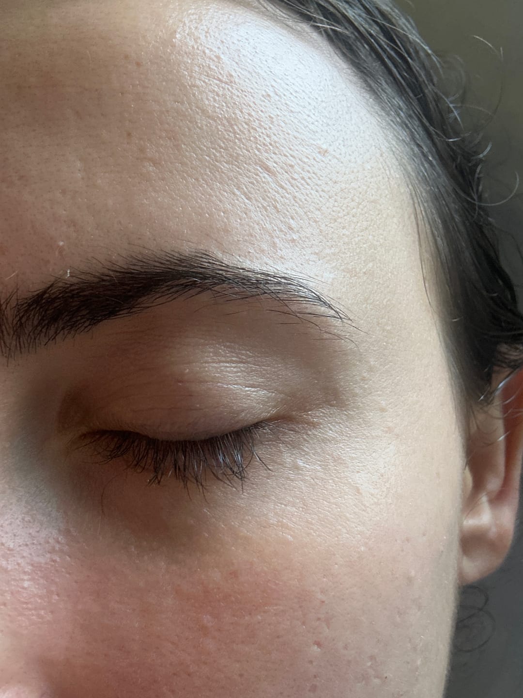 Customer photo review of LASH GROWTH SERUM